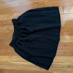 Black Pleated Skirt